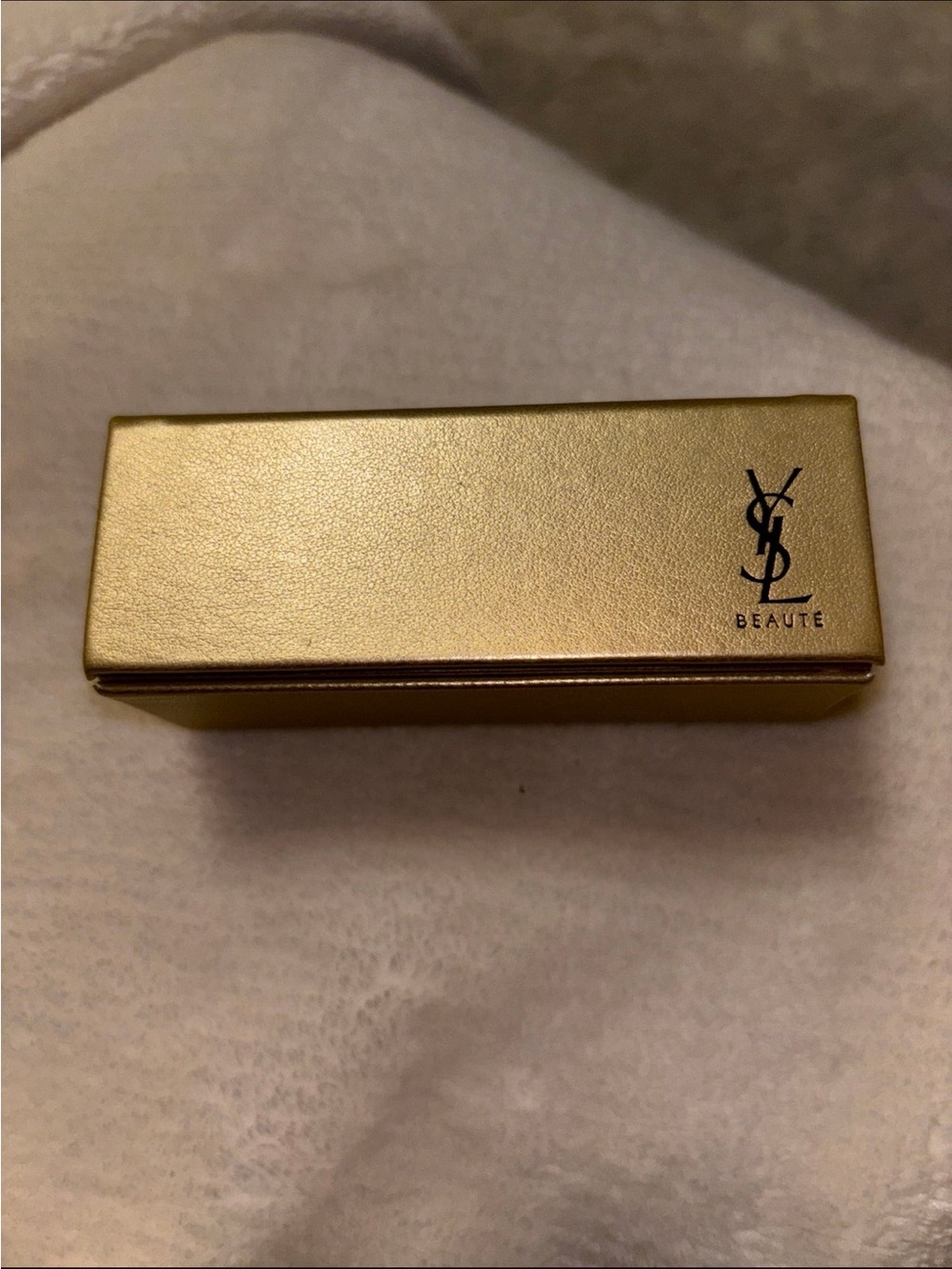 Gold YSL lipstick Case